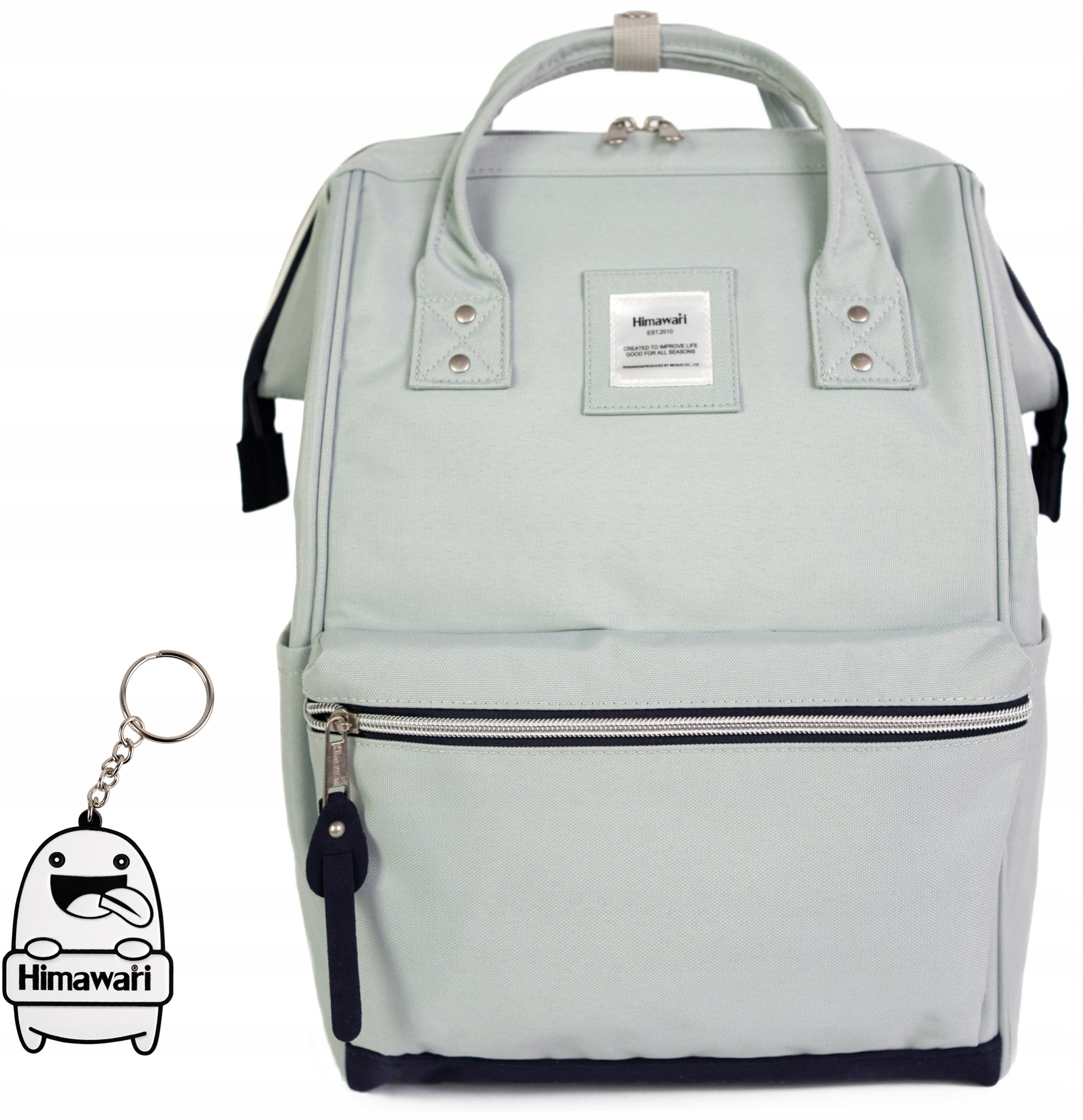 Plecak podróżny Himawari Shammy M turystyczny stelaż Usb kabinowy Miętowy