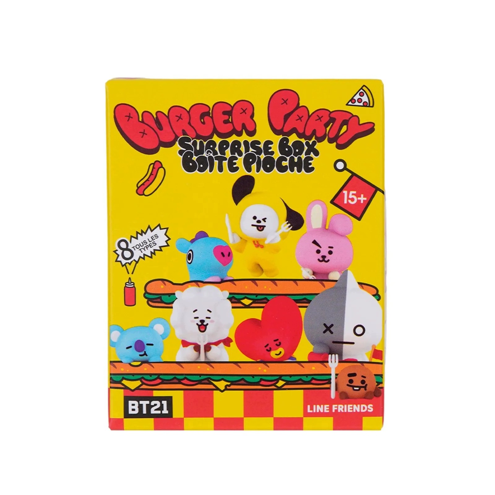 Miniso x BT21 Blind Box Burger Party Series Surprise Box