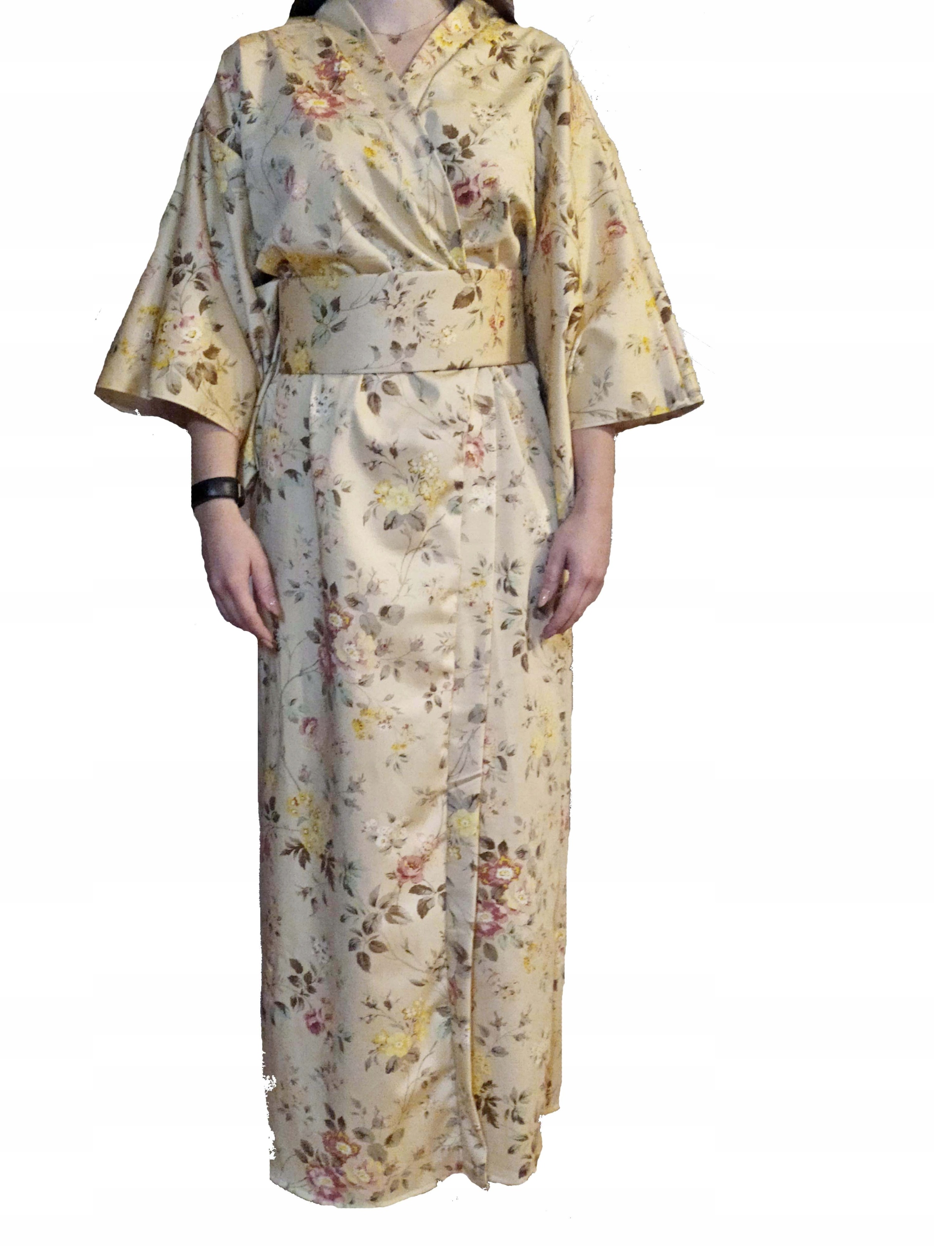 kostým Gejsza kimono s květinami Japonka 160 geisha daleký Východ Číňana