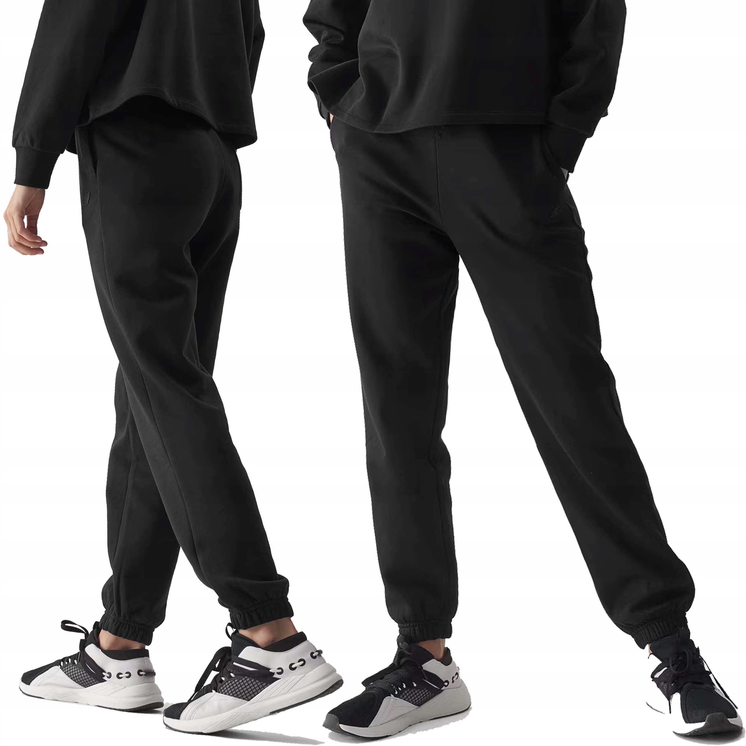 Spodnie Dresowe Damskie 4F Sportowe Dresy Bawełniane Joggery F0819-20S-M