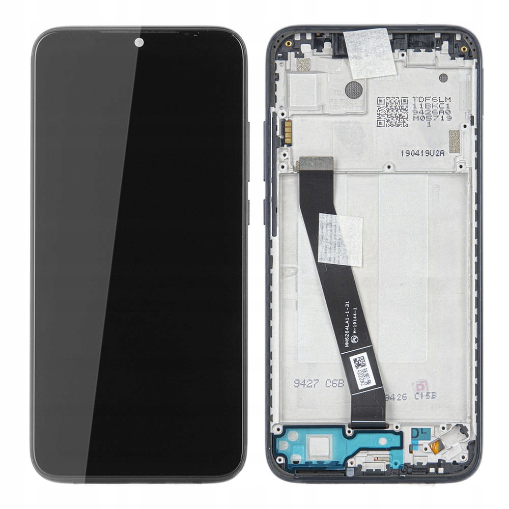Org LCD displej Xiaomi Redmi 7 Černý (black) S Rámečkem