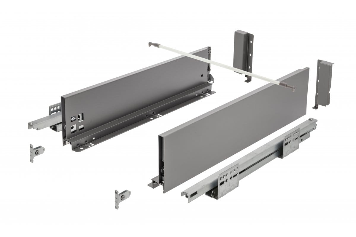 Šuplík Gtv Axis Pro Push To Open P2O 350 MM Průměrná H116 Antracit