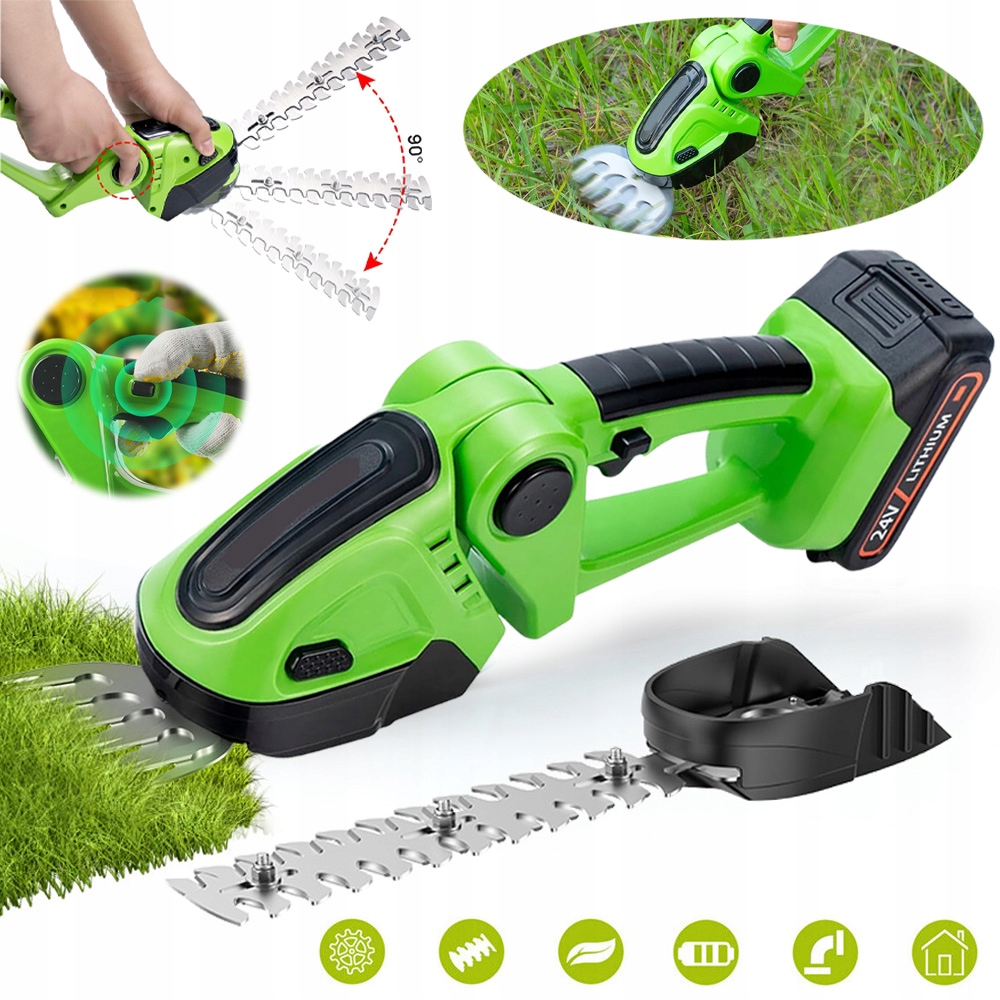 Nůžky Na Živý Plot Elektrické Stříhání Větví Ostré 1500 mAh