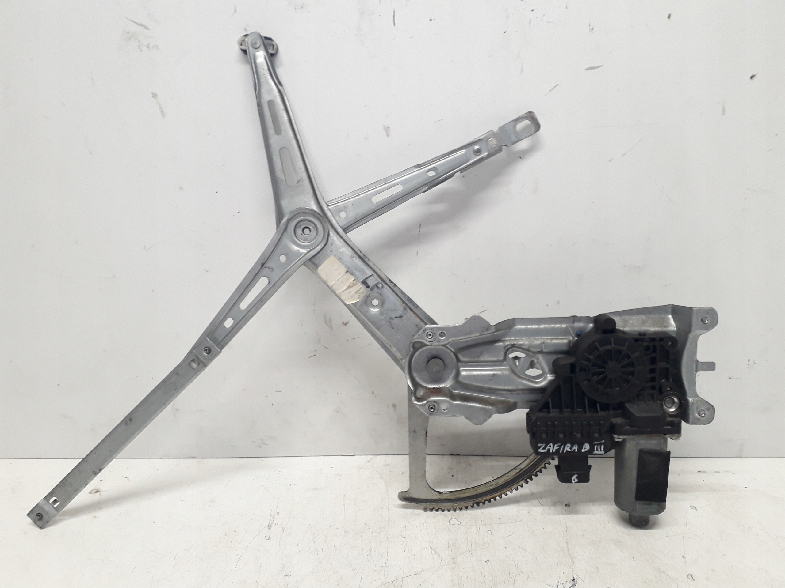 OPEL ZAFIRA B 05-11 MECHANIZM PODNOŚNIK SZYBY LEWY PRZÓD 13132220 13132434