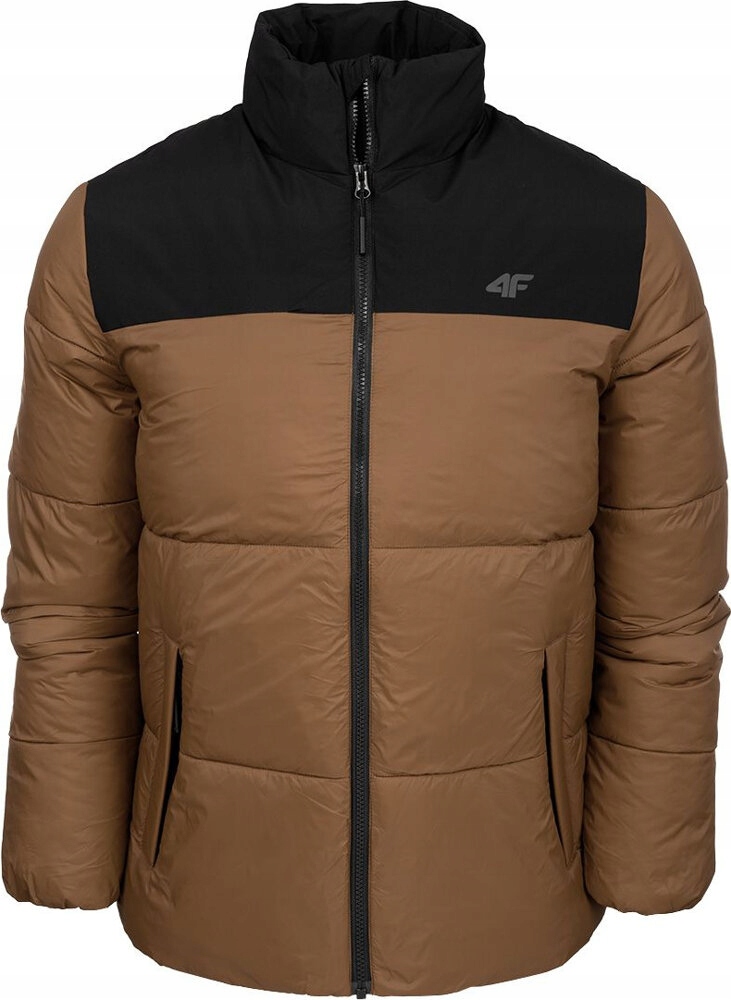 Pánská Bunda 4F Béžová H4Z22 KUMP005 82S vel. M