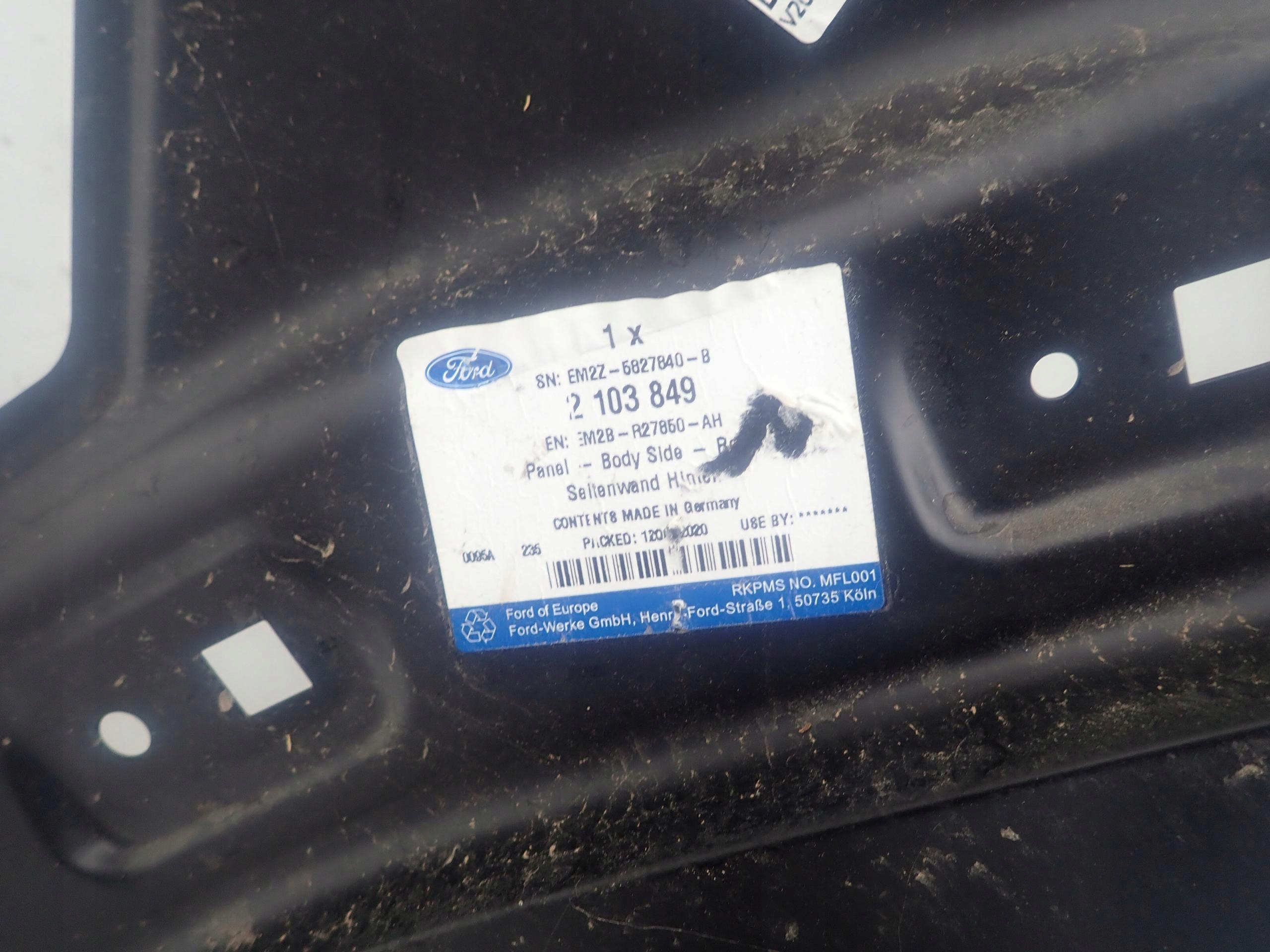 FORD S-MAX II 14- fender right rear part rear