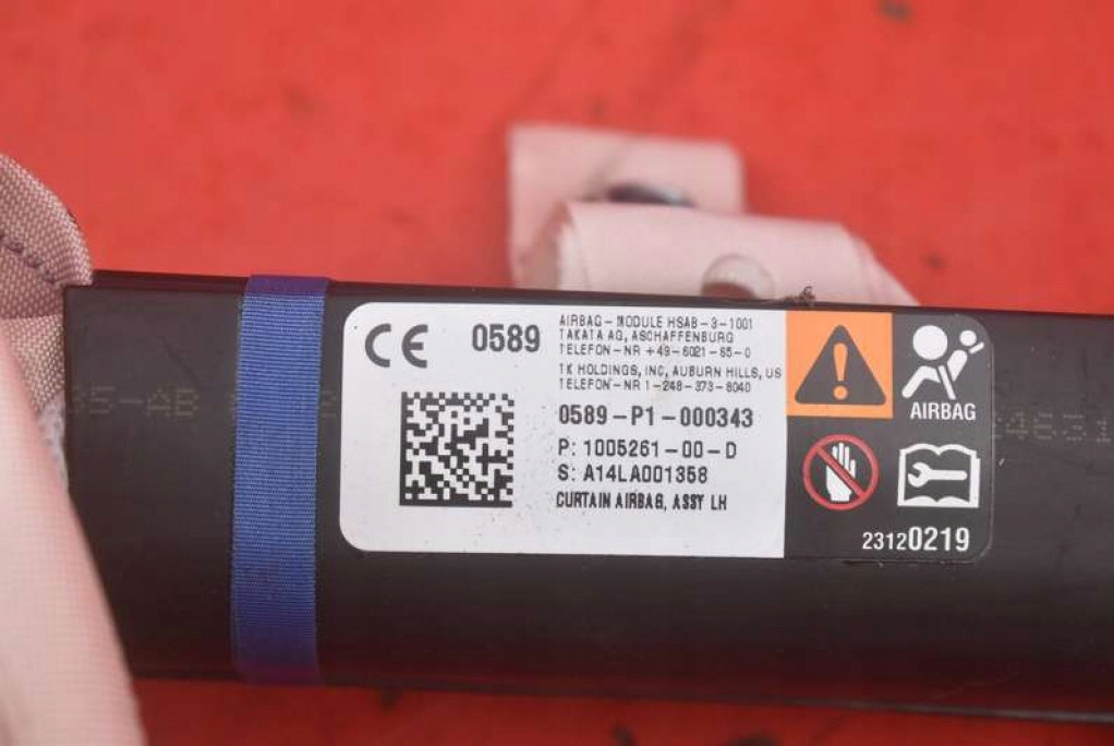 подушки безопасности подушка пиропатрон левый 1005261-00-D tesla MODEL S 12-20