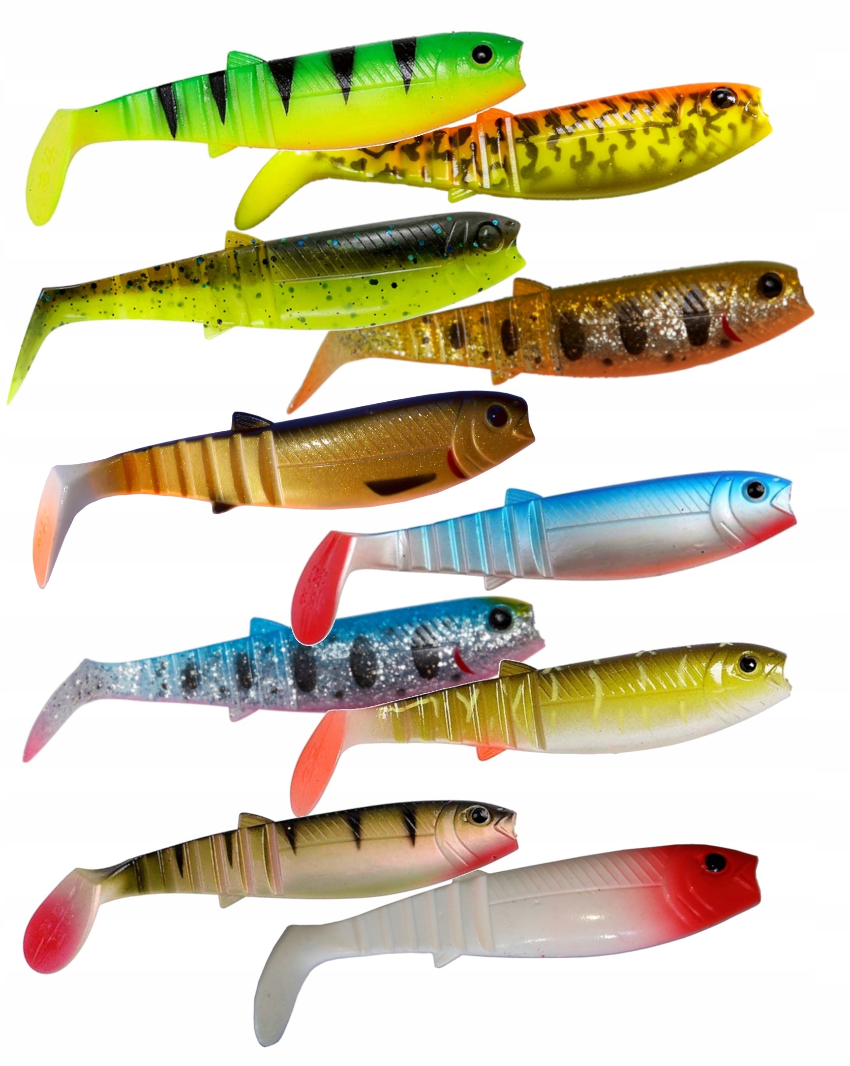 ZESTAW PRZYNĘT SPINNINGOWYCH 10cm SAVAGE CANNIBAL Długość 10 cm