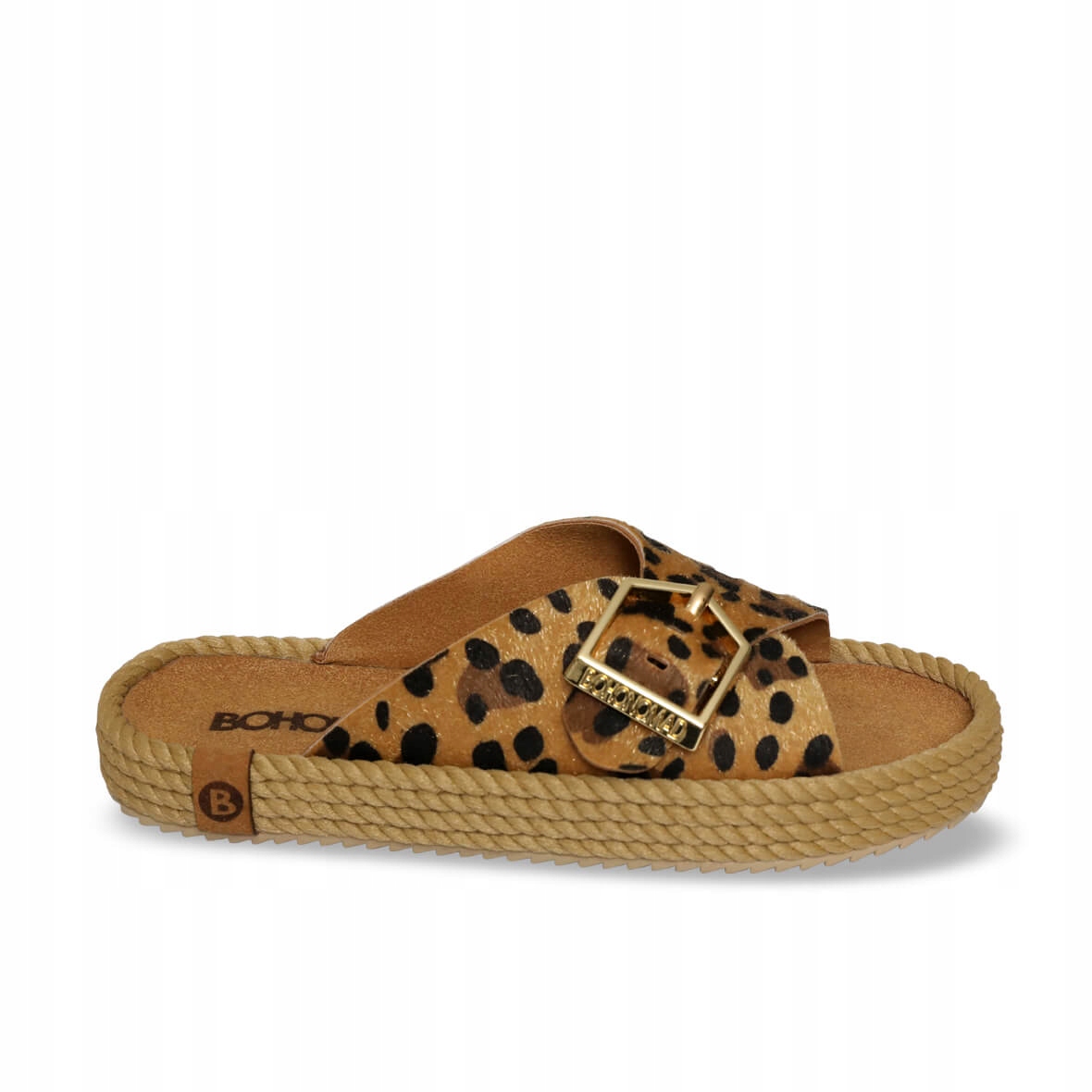 Nazouváky pantofle Bohonomad Casablanca 37, Hnědá, Městské