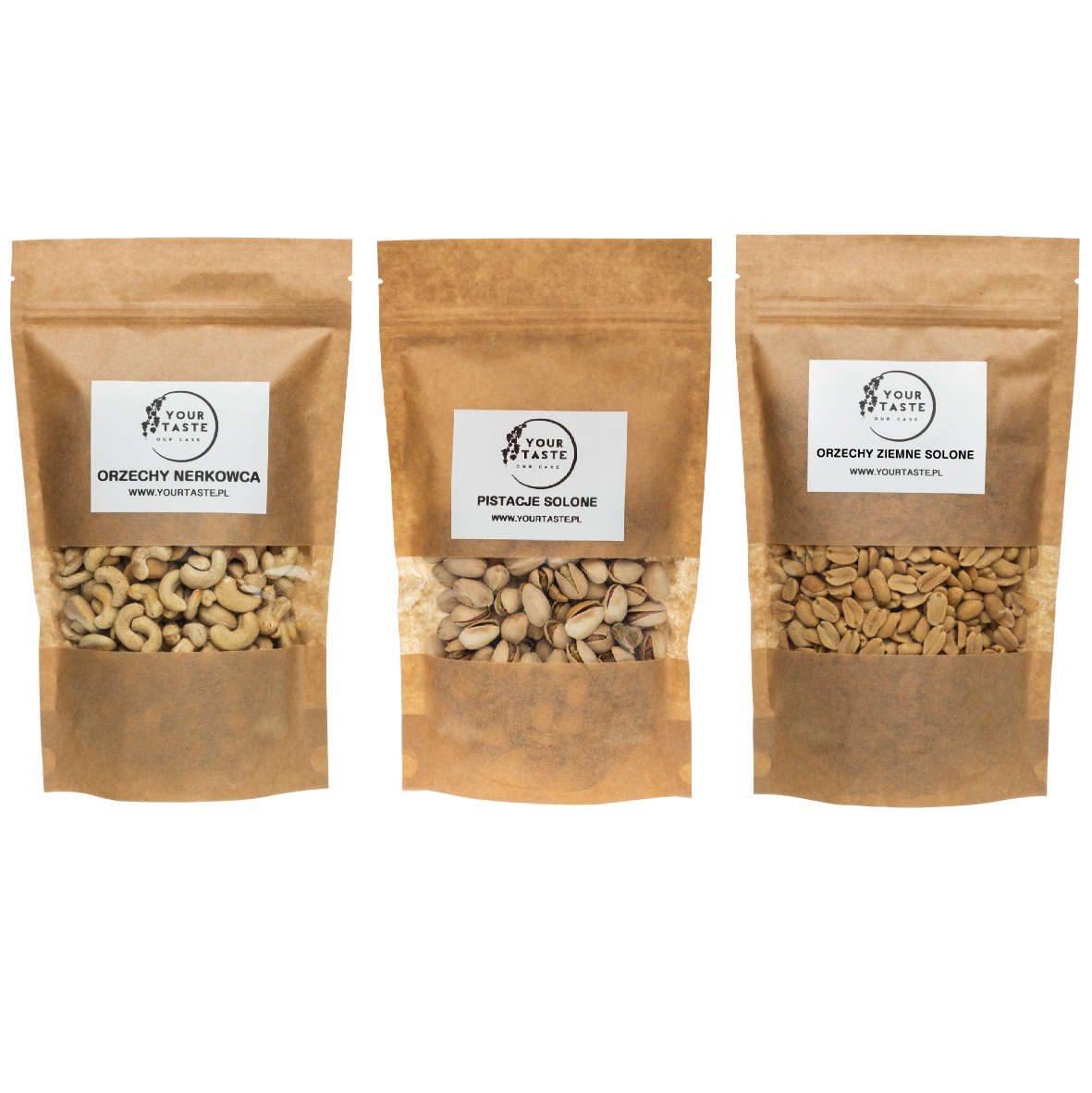 Levně Your Taste Sada Pistácie solené 500g Kešu ořechy 500g Ořechy