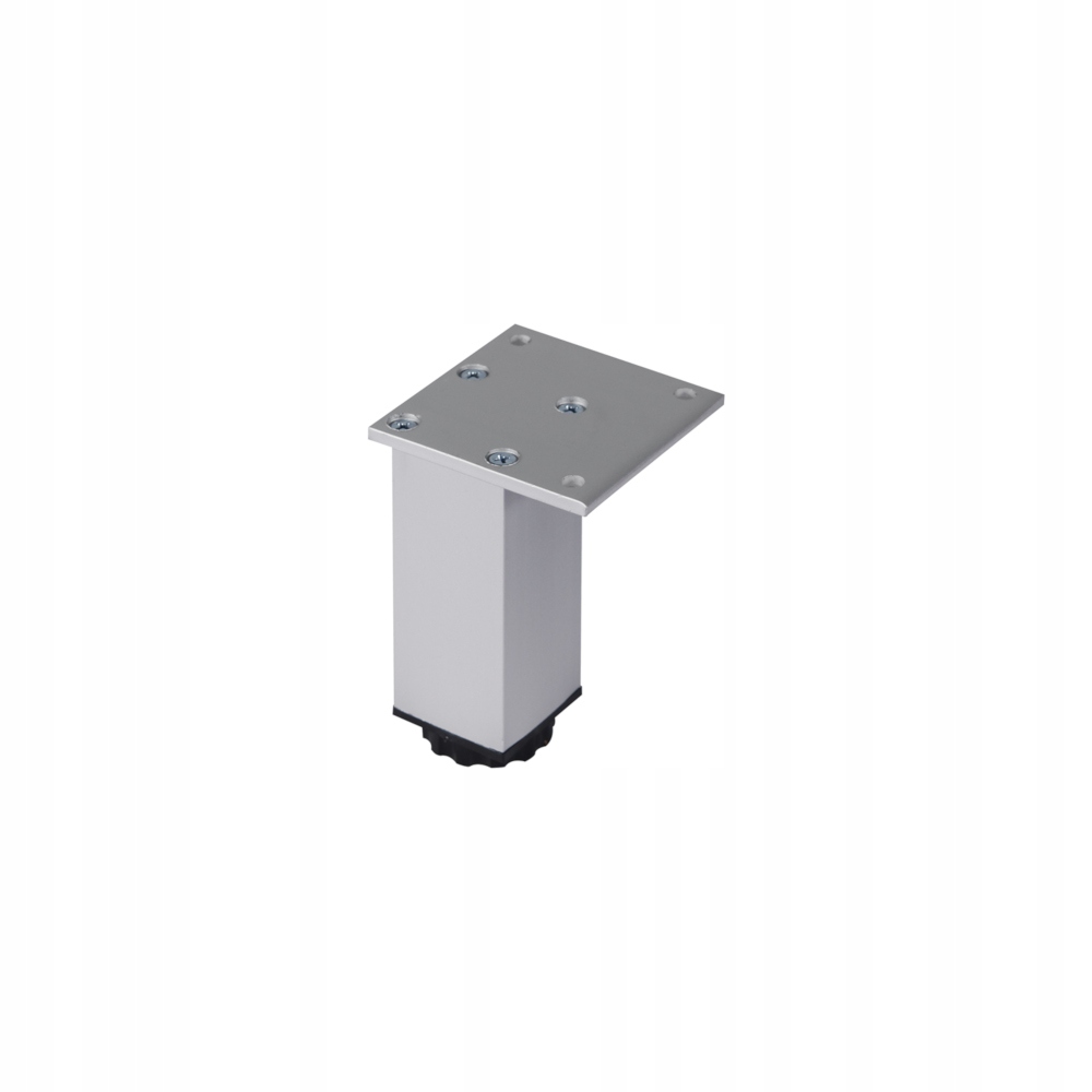 

Nóżka meblowa kwadratowa H-100 aluminium regulacja