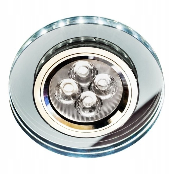 S23 oprawa halogenowa okrągła z białym paskiem LED