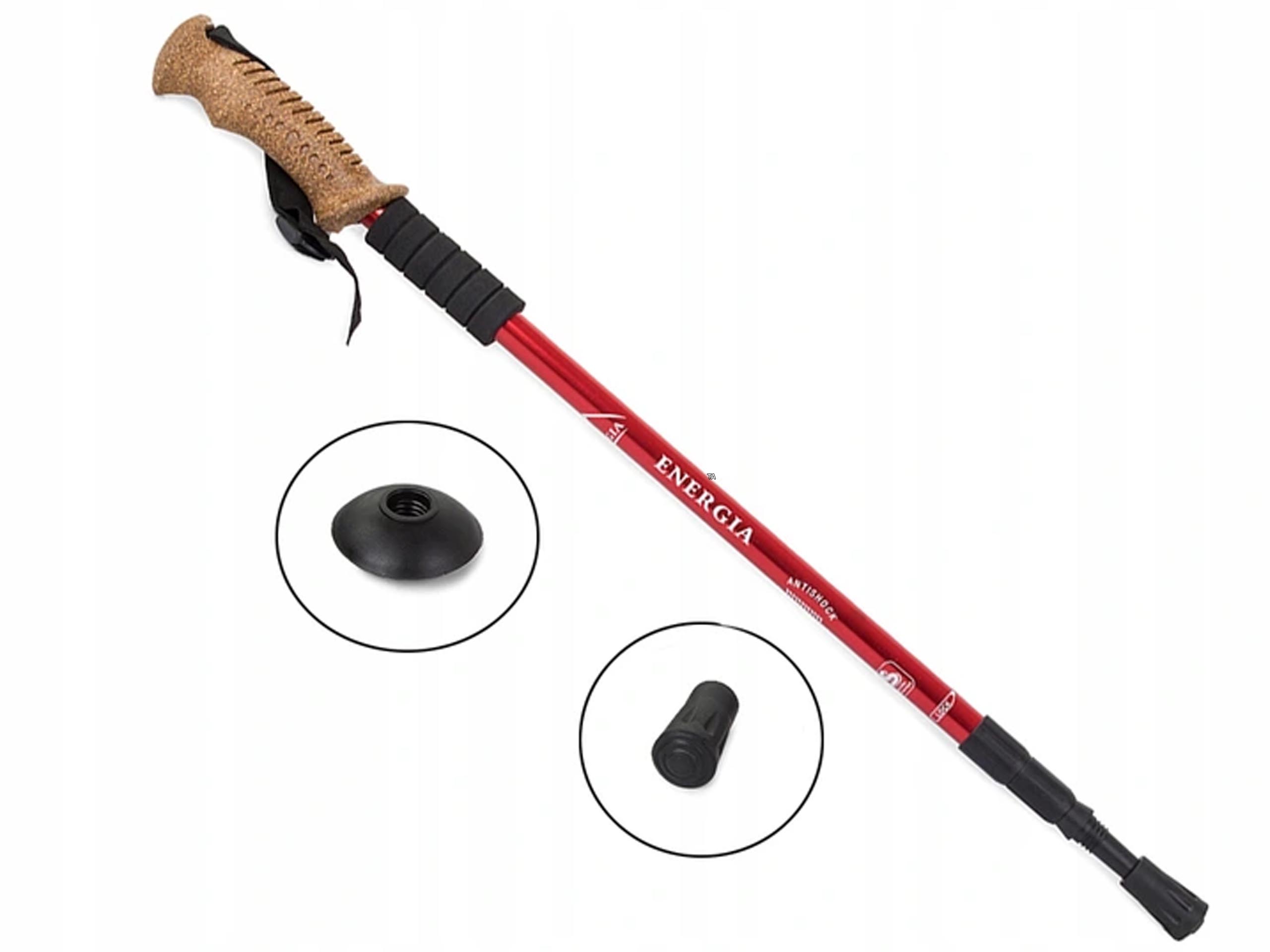 

1X Kij Nordic Walking Trekingowe Kij Kije Korkowa