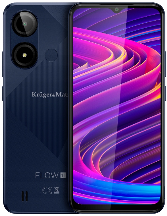 Smartphone Kruger&Matz Flow 11 6,56" 4/64 Gb DualSIM 4000 mAh Lte tmavě modrý
