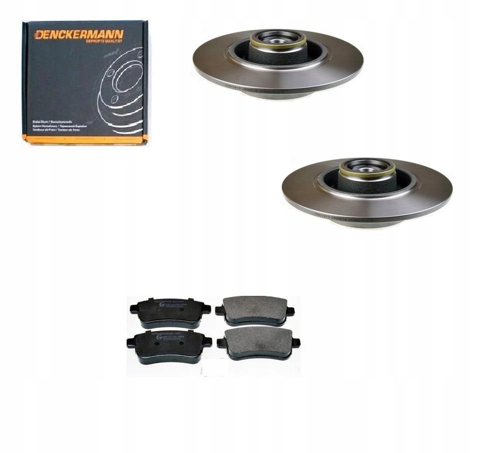 Kotouče Ložiska Megane III Scenic III Zadní Sada