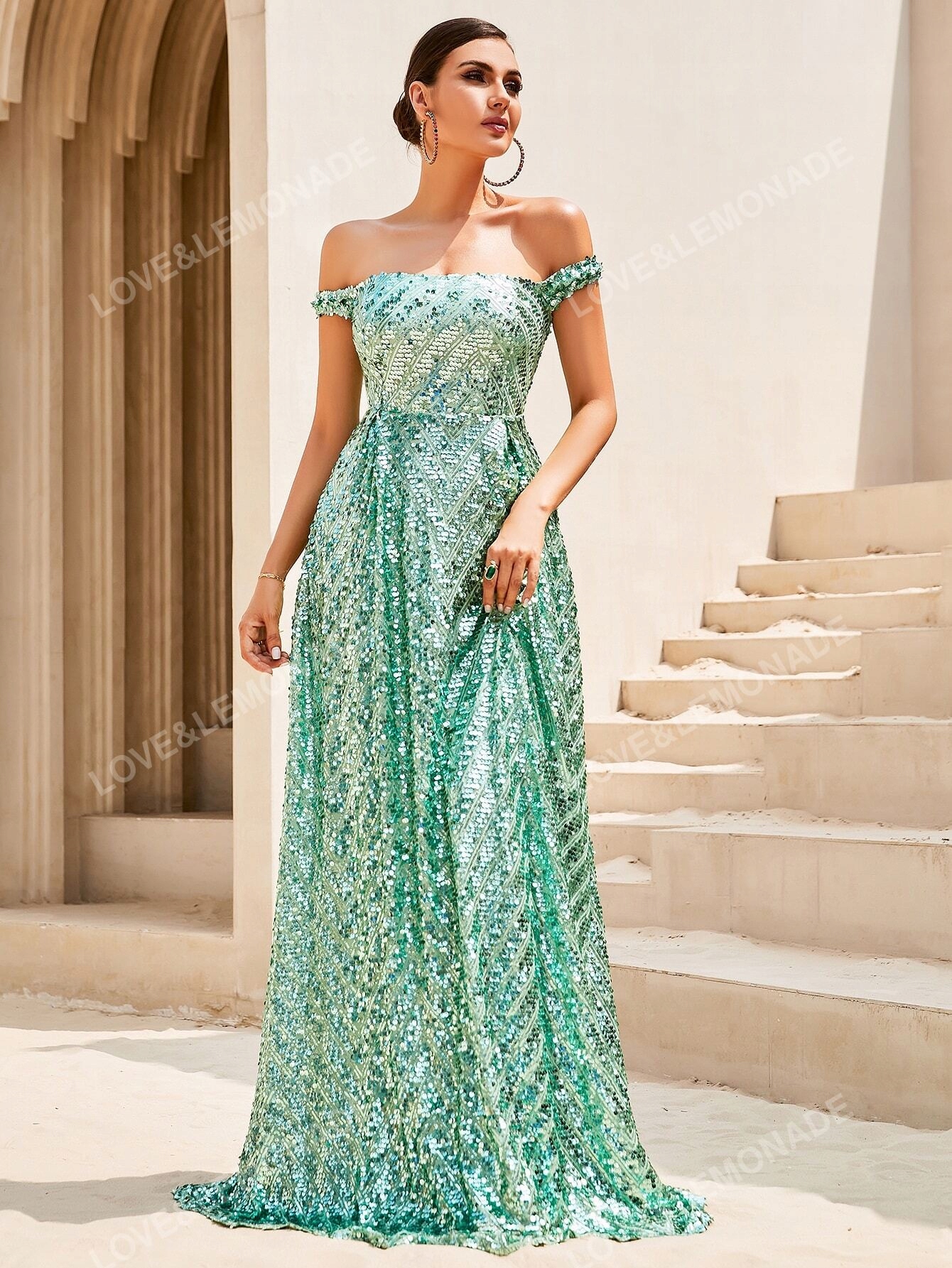 Šaty Carmen Rozkládací Maxi Love&lemonade L 40