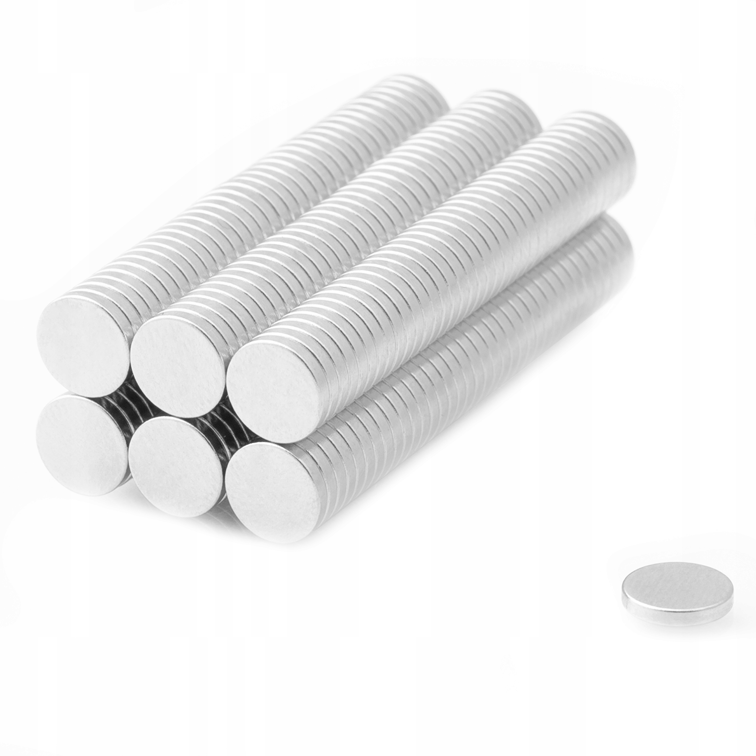 

Mocny Magnes Neodymowy Walcowy 8x1 Kpl. 100 szt.