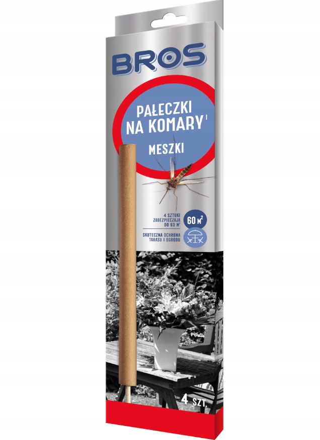 

Pałeczki odstraszacz na komary meszki Bros 4szt