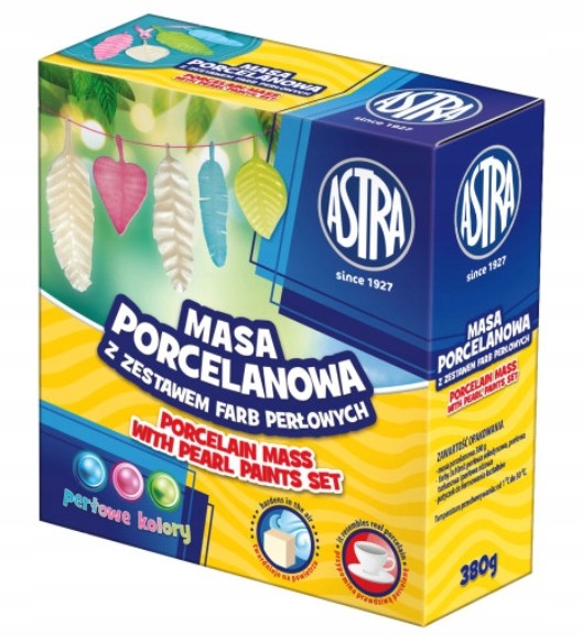 

Masa porcelanowa Astra 3 farby perłowe