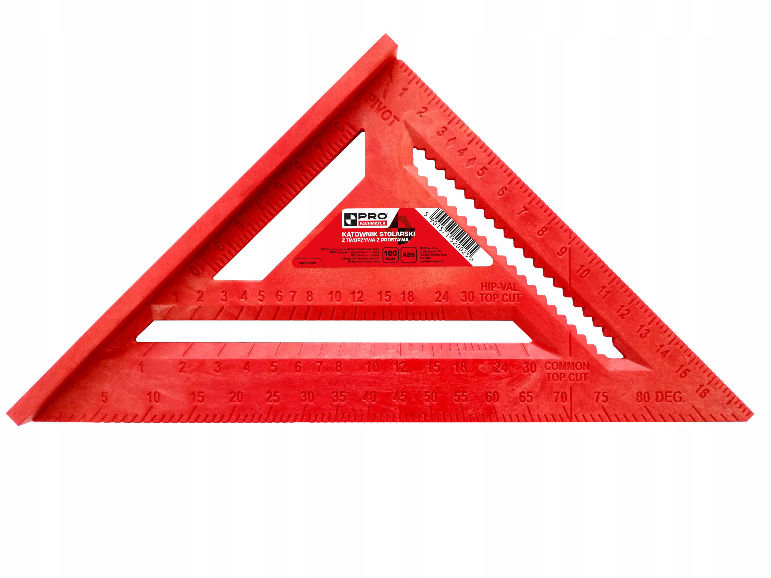 

Pro Kątownik stolarski z podstawą tworzywo 180MM