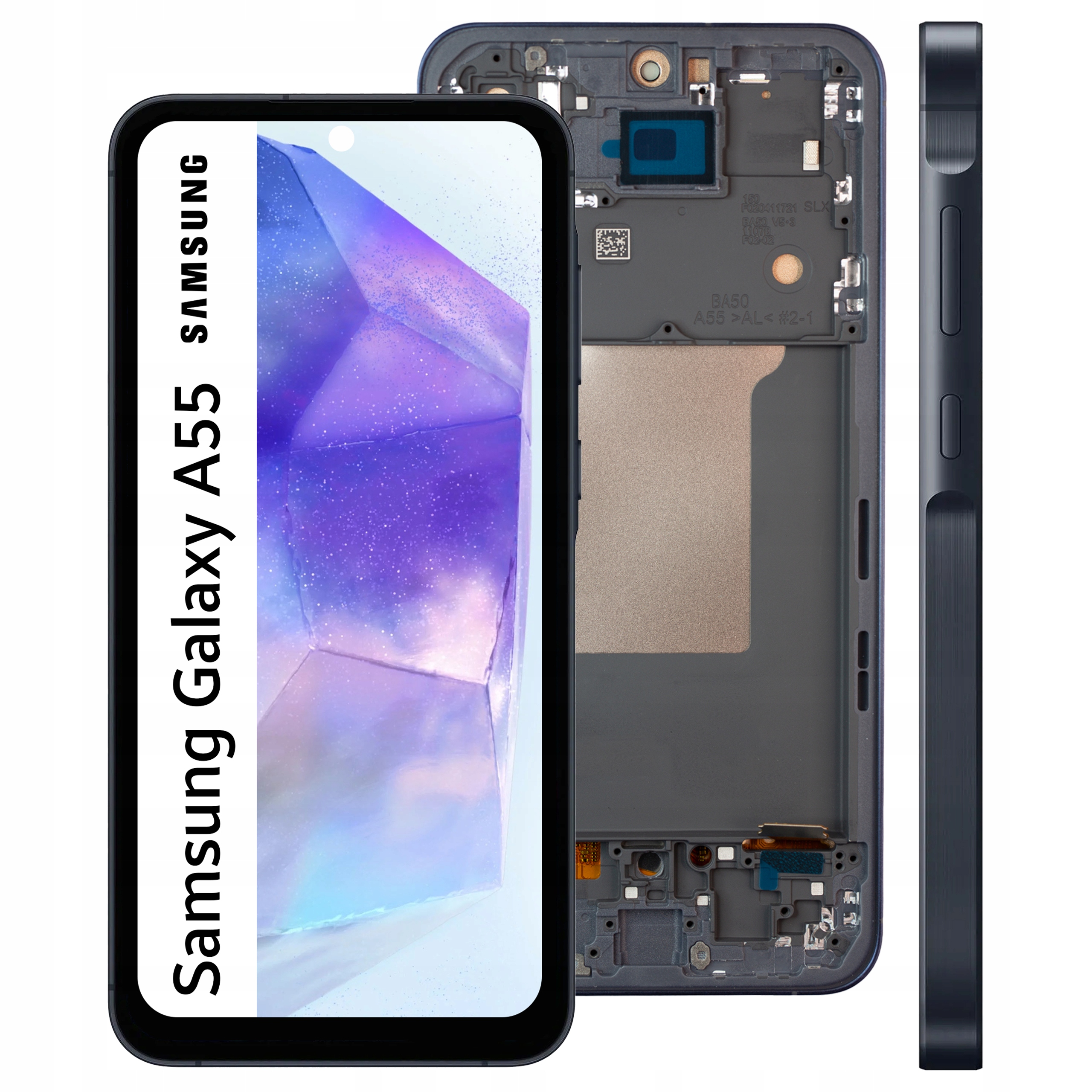 Displej s rámečkem pro Galaxy A55 Incell Display LCD Panel Navy
