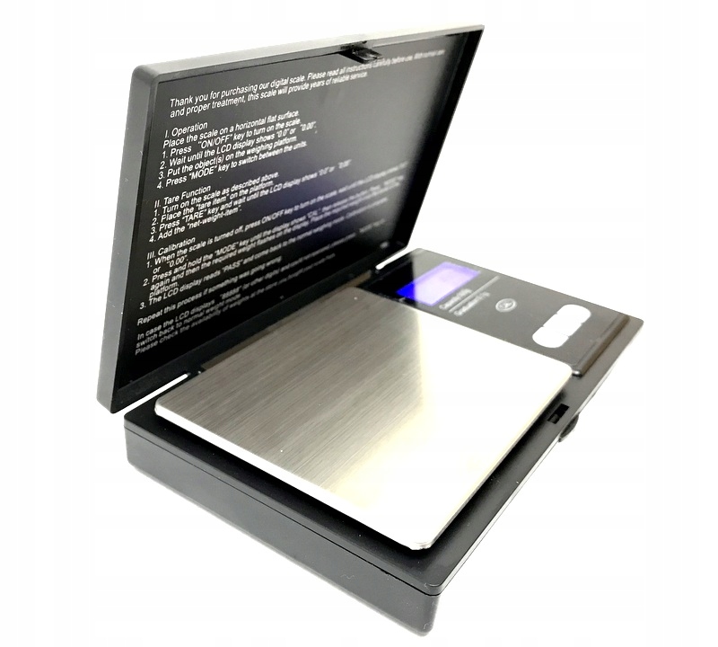 

Waga Jubilerska Elektroniczna 500g 0,1 Zamykana