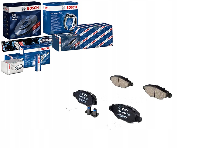 Brzdové Destičky Peugeot Přední 206 306 Bosch
