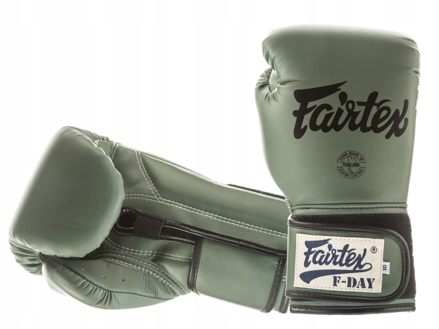 Boxerské Rukavice Fairtex BGV11 (zelené) „F-Day“ Box 10oz