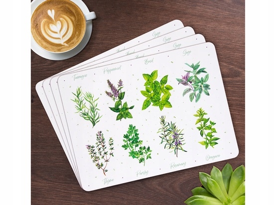 

Podkładki Korkowe n Stół Średnie Herb Garden Zioła