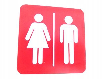 TABLICZKA NA DRZWI toaleta WC męska 6X6 cm GRAWER EAN (GTIN) 5903919096056