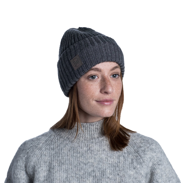 Buff czapka ciepła wełna merino fisherman Ervin grey szara Rozmiar uniwersalny