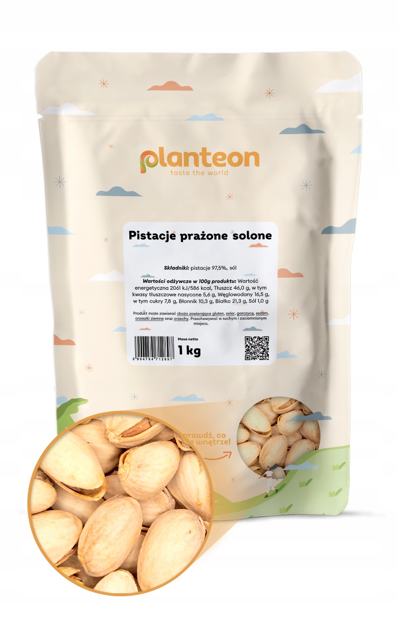 Pistácie pražené solené 1 kg