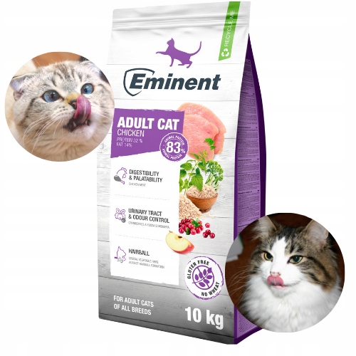 Eminent Cat Adult Chicken 32/14 10 kg vylepšené krmivo pro dospělé kočky