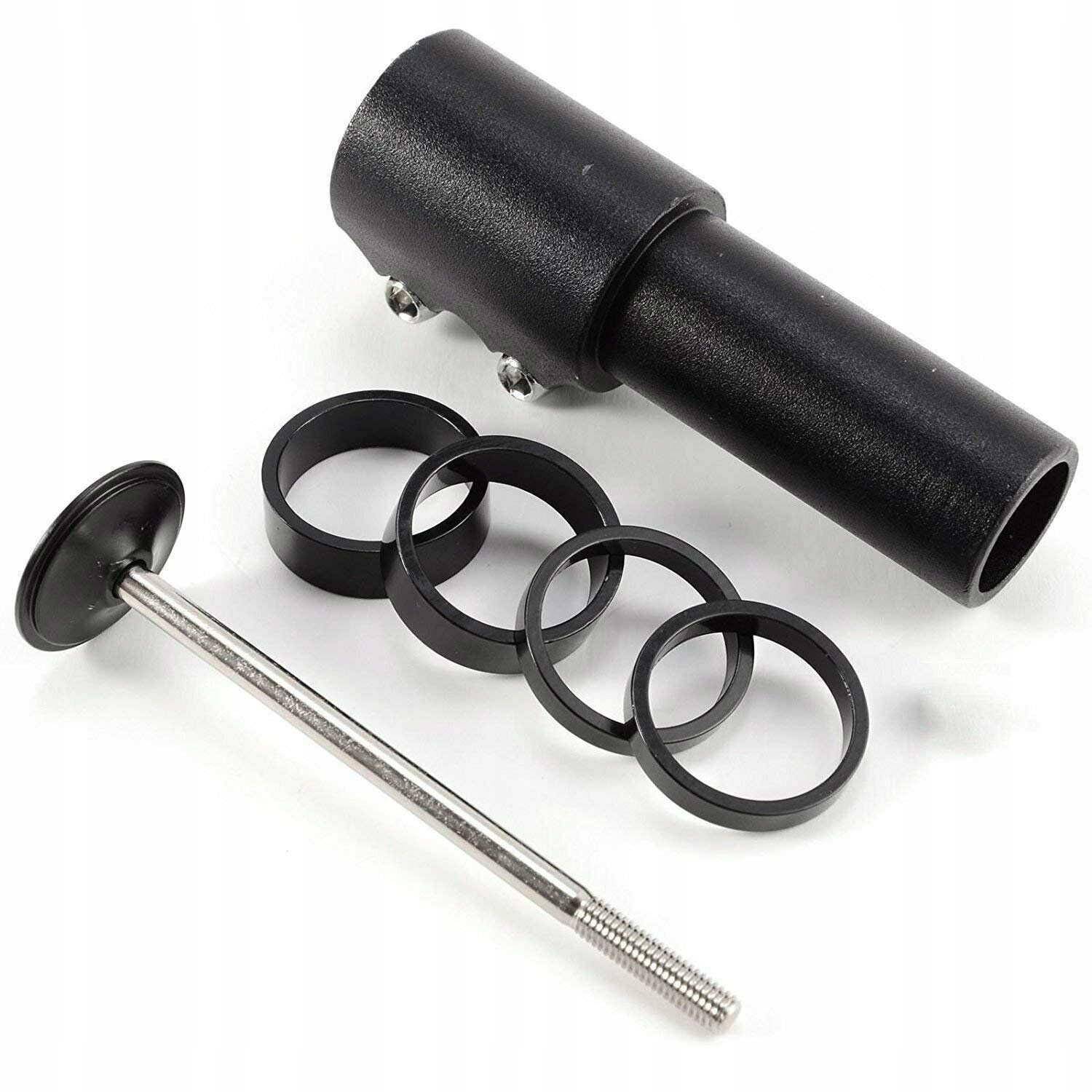 PRZEDŁUŻACZ TRZPIENIA KIEROWNICY ROWEROWEJ, REGULOWANY ADAPTER DO ROWERU Model Przedłużacz Trzonka Kierownicy