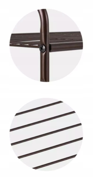 PÓŁKA REGAŁ SZAFKA METALOWA STOJAK NA BUTY OBUWIE PRZEDPOKÓJ HOL Głębokość mebla 26 cm