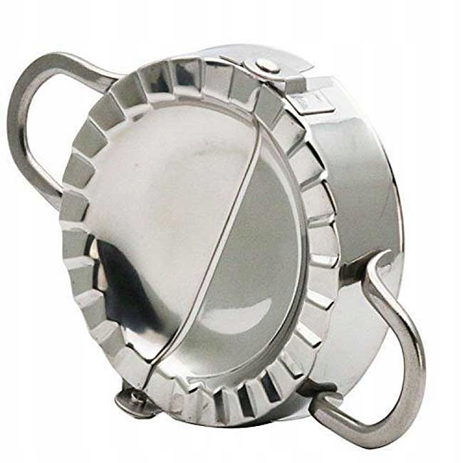 MASZYNKA FORMA DO LEPIENIA PIEROGÓW WYKRAWACZ FOREMKA + RADEŁKO STALOWE Cechy dodatkowe możliwość mycia w zmywarce