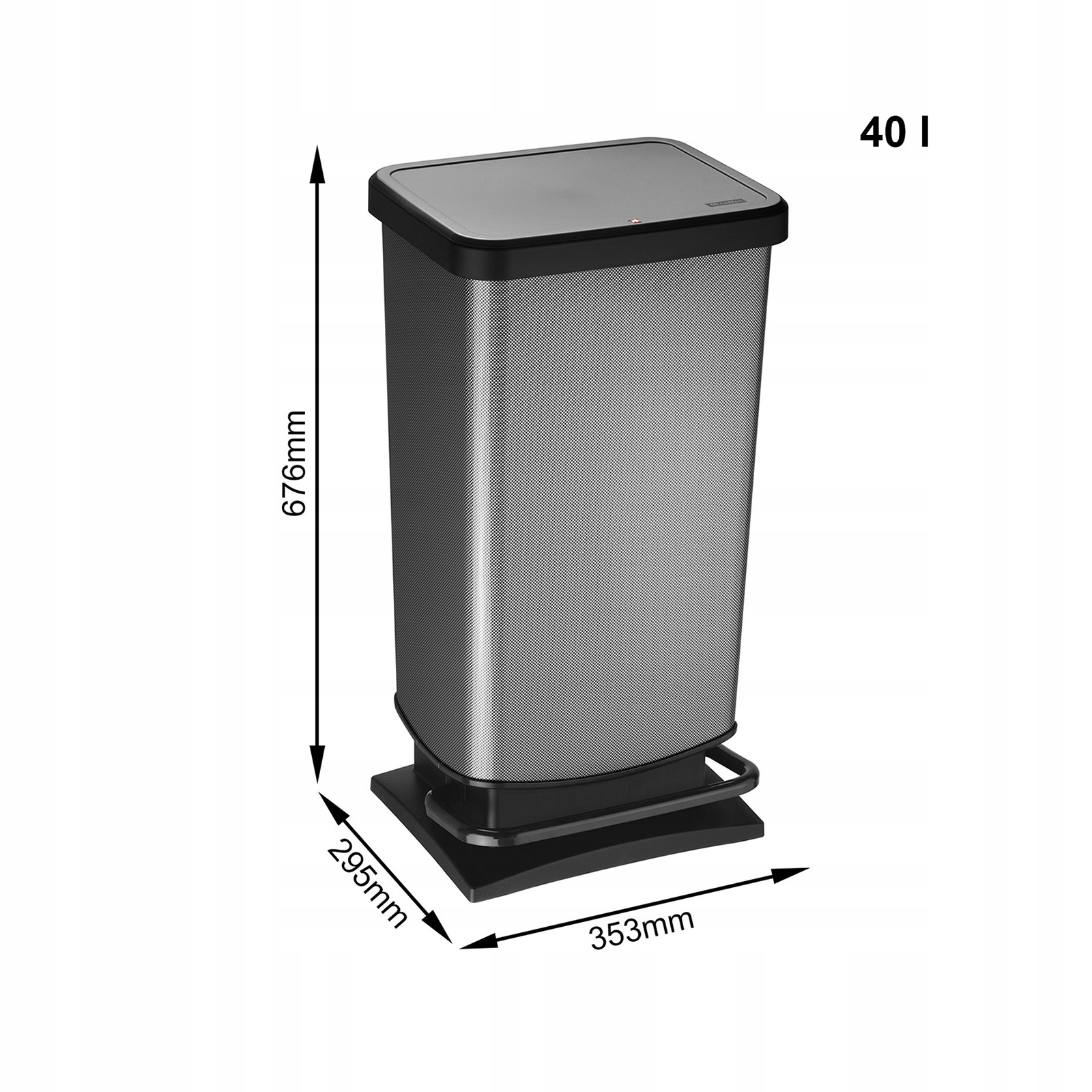 Kosz pedałowy 40 l PASO Kod producenta 1754111005