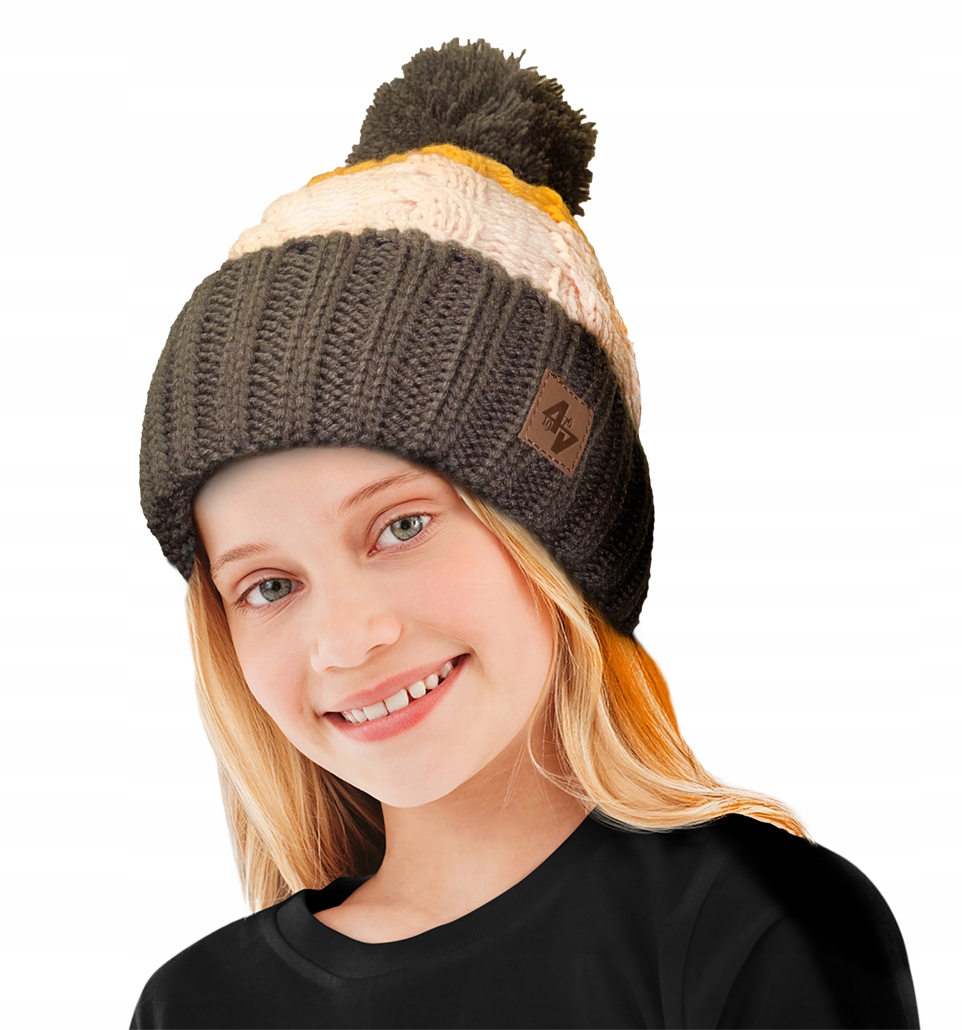 

Zimowa Czapka Dla Dzieci Unisex Ciepła z Polarem