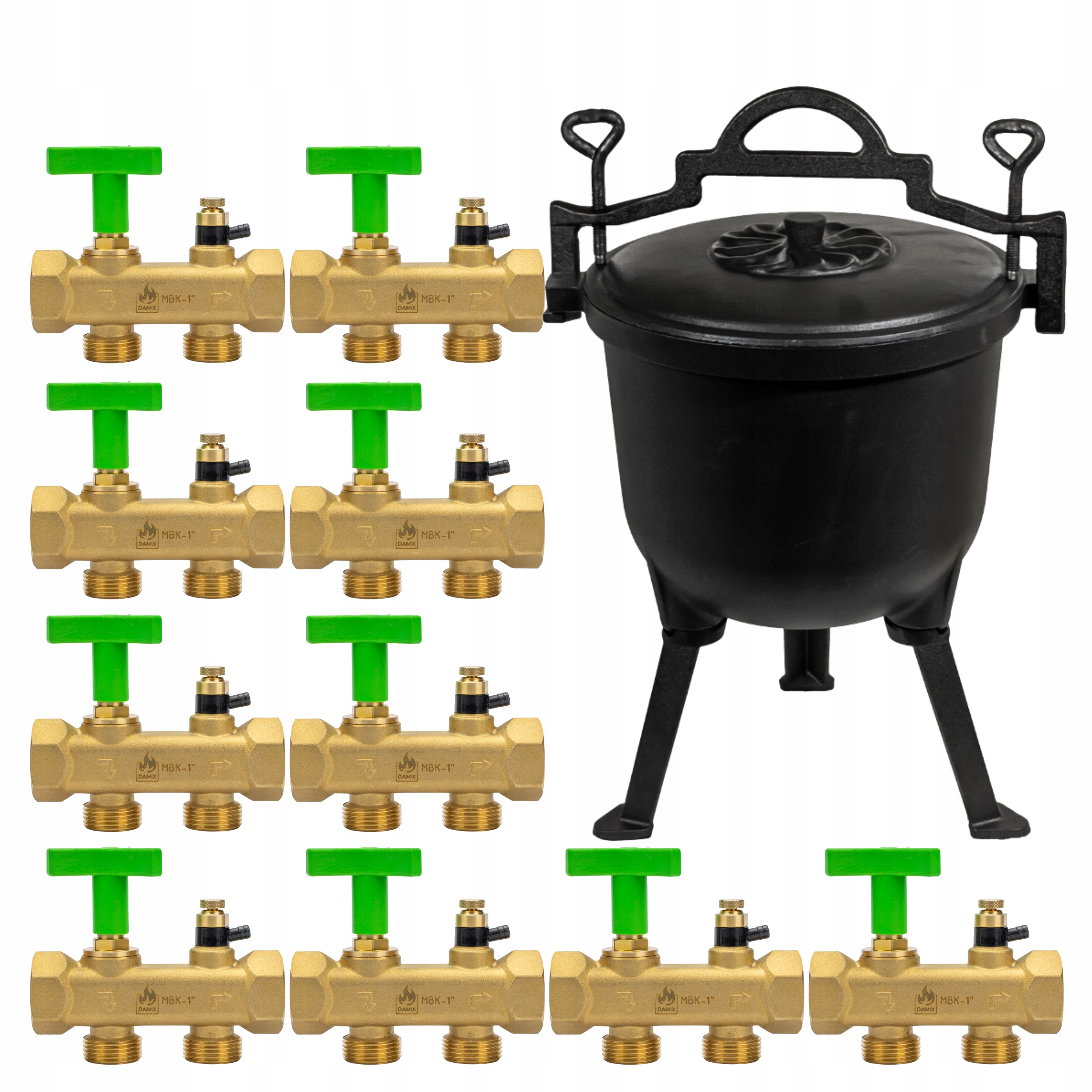 Zawór Przyłącze Do Zmiękczacza Wody Gw 1" Cal Multiblock 10 Kciołek 8L
