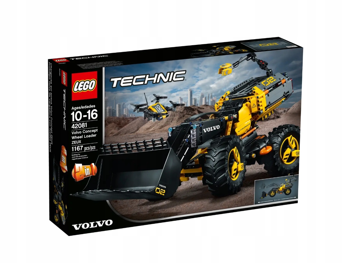 Lego Technic 42081 Volvo ładowarka kołowa Zeux Uszk. Op.