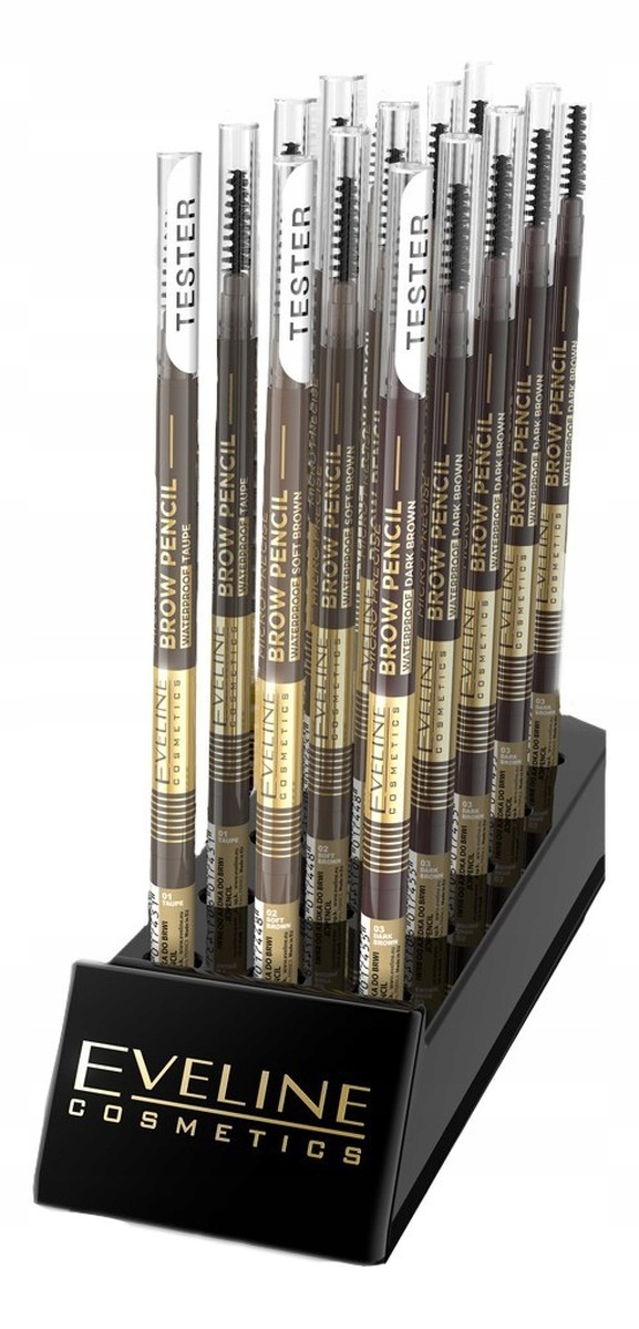 Eveline Micro Precise Brow Pencil ultra přesná tužka na obočí 15ks