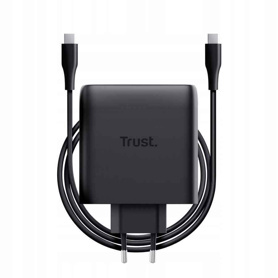Trust Nabíjačka Maxo GaN 100W 2x Usb-c čierna