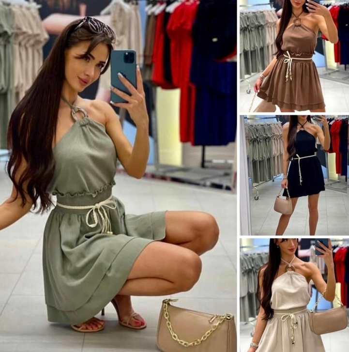 Komplet Modrý Sukně+Bluzka 0282-0864 velikost L