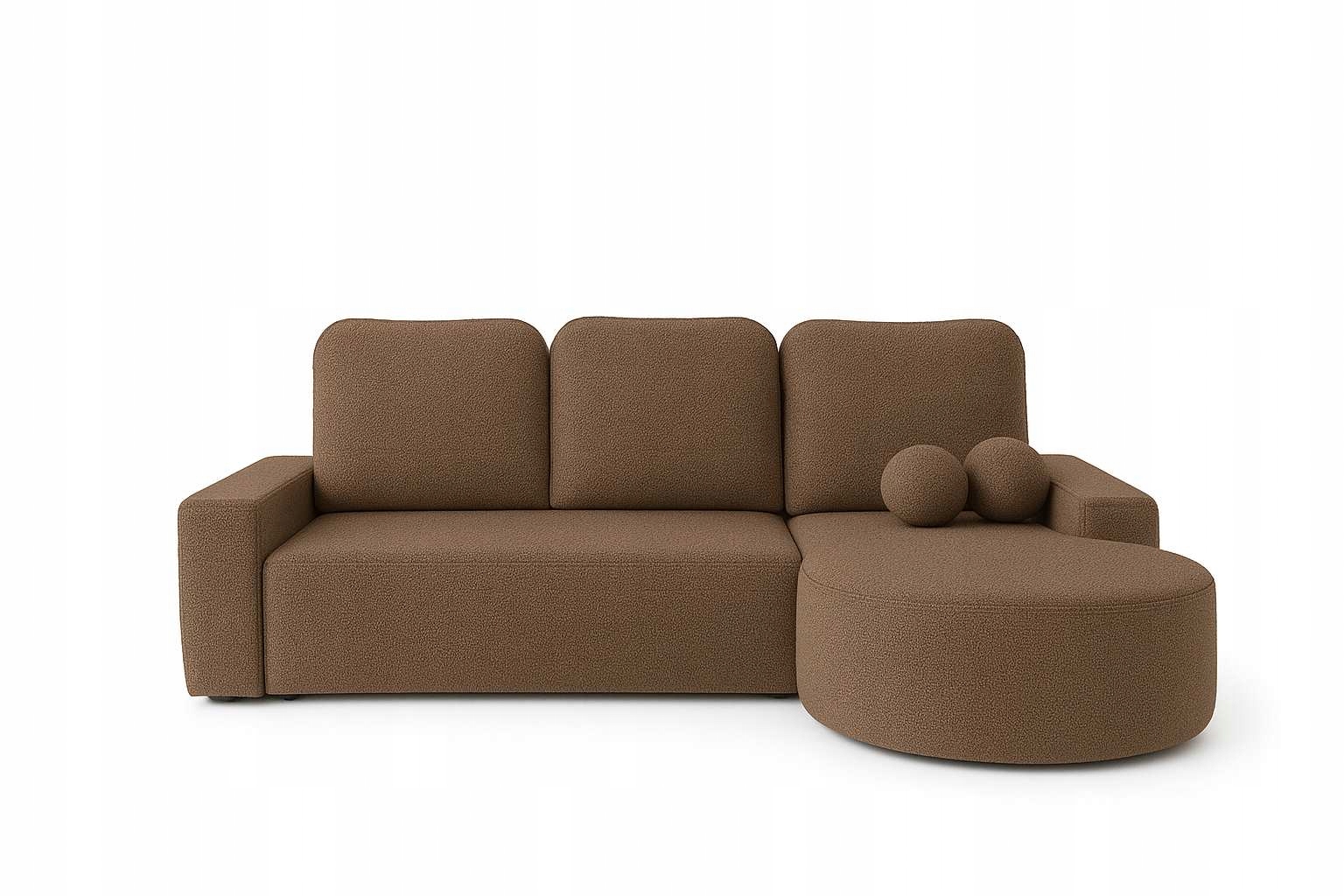 Rohová Sedací Souprava Wave Volné polštáře Spaní Područky