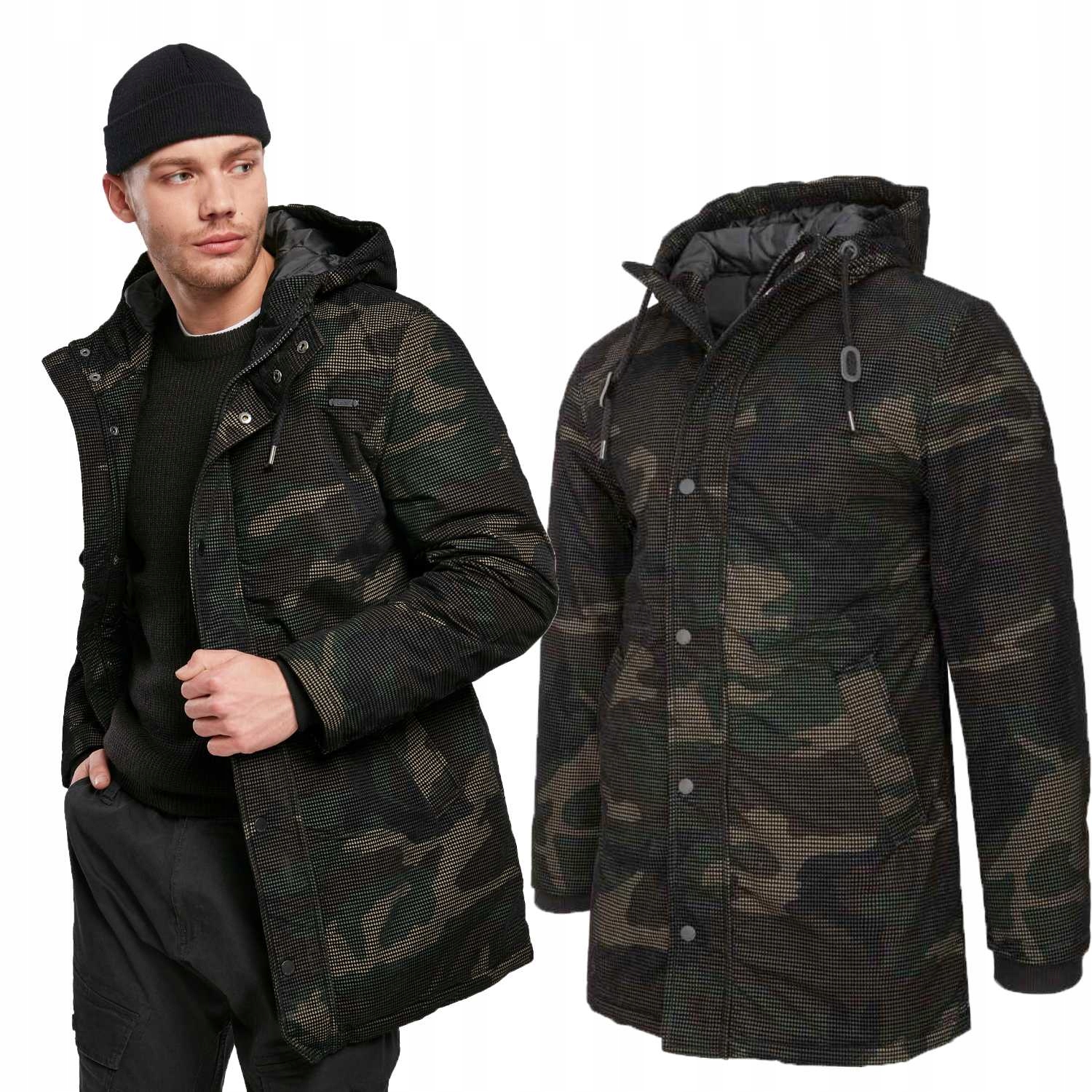 Bunda Brandit Grid-Camo Parka Woodland 3XL