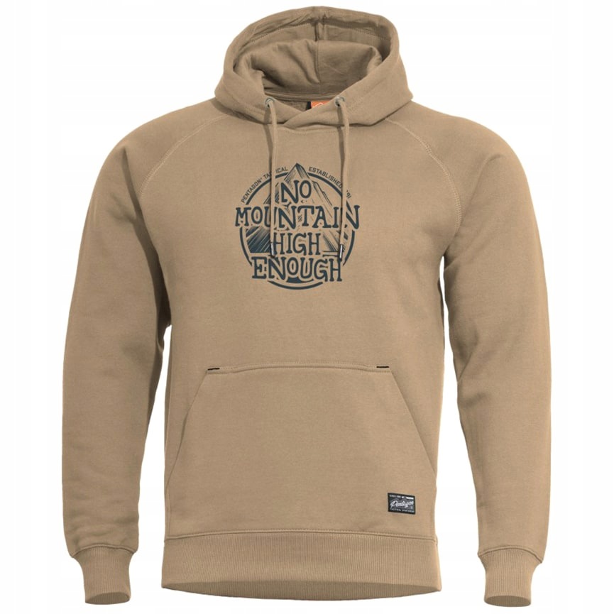 Mikina s kapucí Pentagon Phaeton No Mountain Tan Brown 3XL