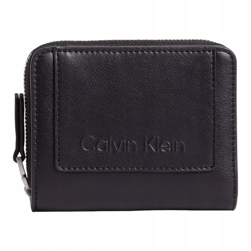 Calvin Klein Bezpečná Dámská Peněženka Set Zip Around W/flap MD Černá