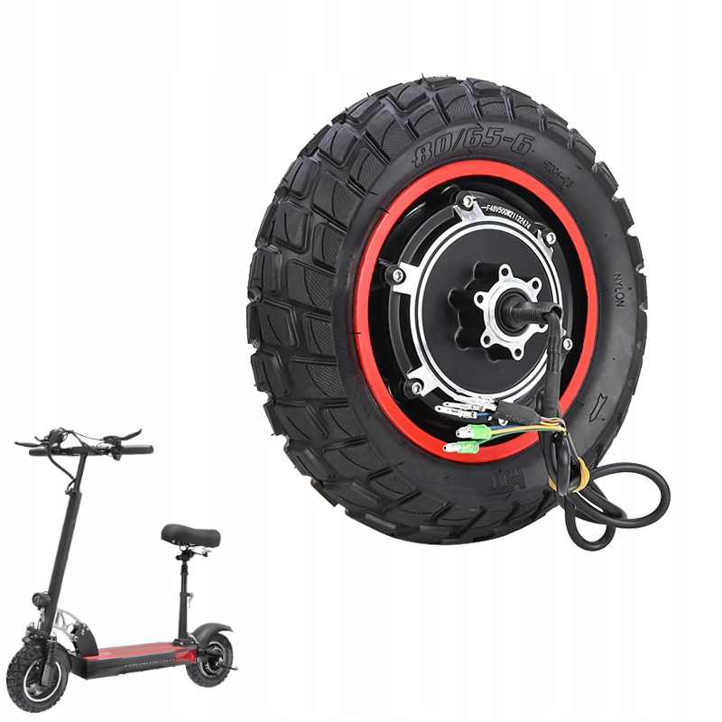 Sada motoru 800W 48V s pneumatickou pneumatikou 10x3 pro Kugoo Kirin M4 Pro