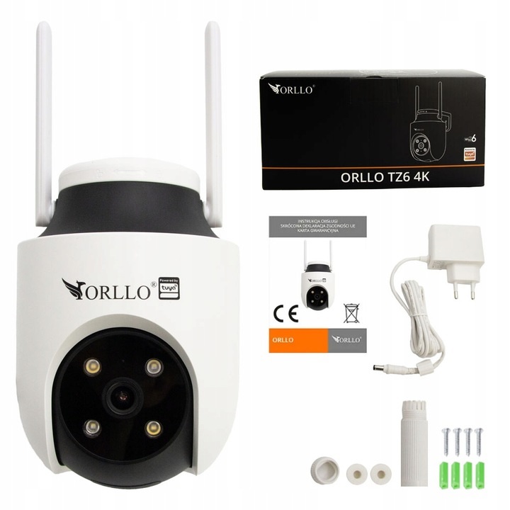 Kamera WiFi Ip Zewnętrzna Obrotowa 4K 8Mpx Zoom 5x Orllo Night Orllo TZ6