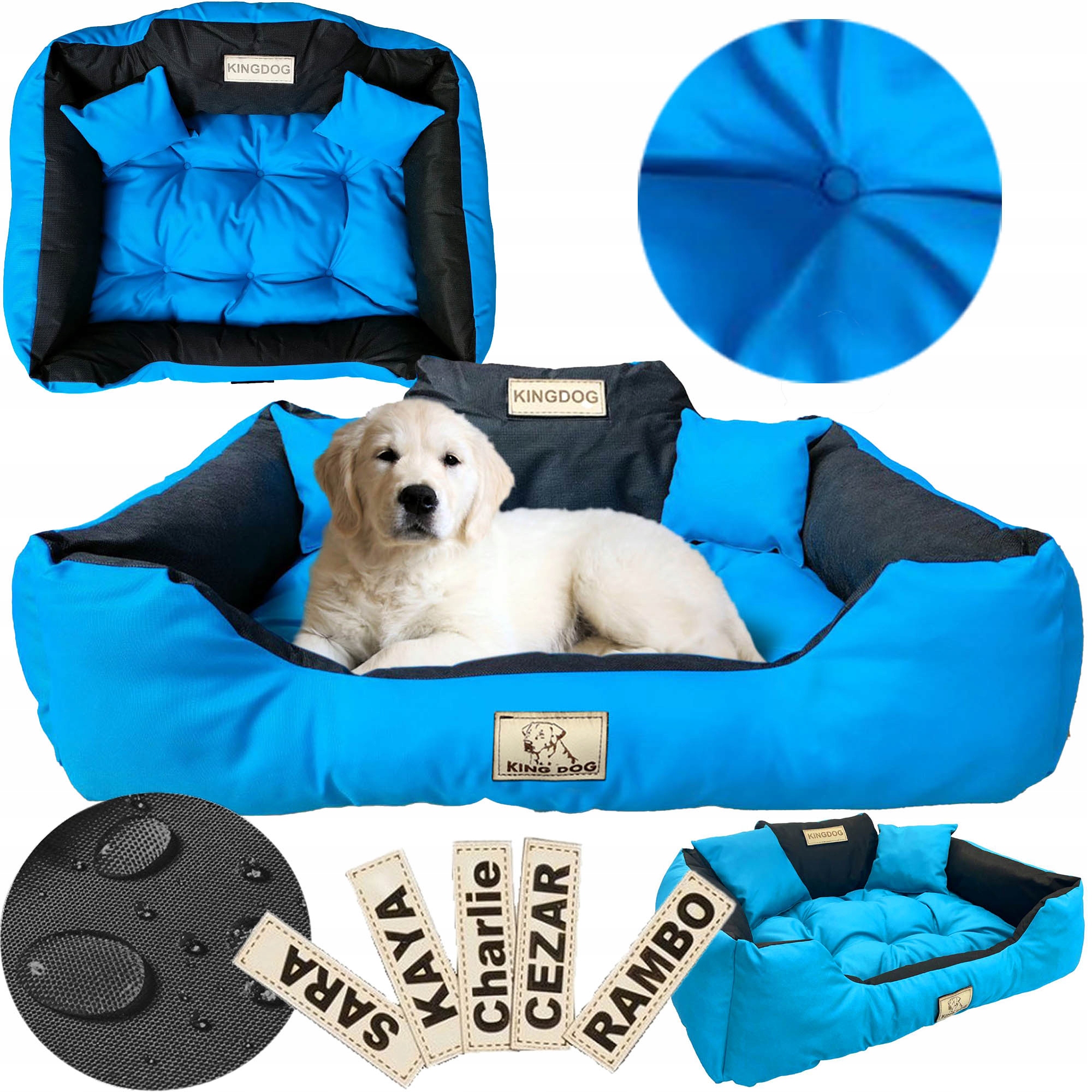 Levně Pelíšek Pro Velkého Psa 130 X 105 CM Personalizované, Voděodolné